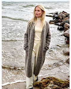 Lana Grossa vest breien van Natural Alpaca Lungo (NK3, m11) | C.R. Couture