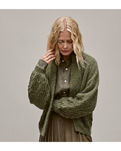 Lana Grossa vest breien van Natural Lama Fine, Silkhair en Glamour NK4,m24