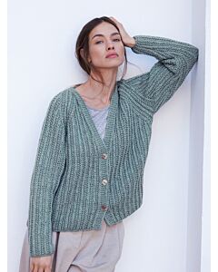 Lana Grossa vest breien van New Classic (Lookbook 15, m28)