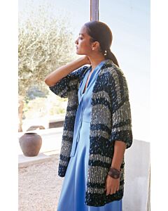 Lana Grossa vest breien van Popcorn f71,m28