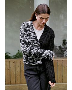 Lana Grossa vest breien Smoothy en Alpaca Air (Filati 66, m69)