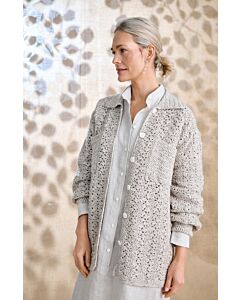 Lana Grossa vest haken van Bottini (C30, m15) | C.R. Couture