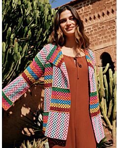 Lana Grossa vest haken van Elastico (Haken 5, m18)