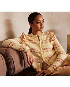 Lana Grossa vest met ruches breien f71,m19