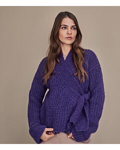 Lana Grossa wikkelvest breien van Alpaca Air (LB17, M29)