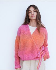 Lana Grossa wikkel vest breien van Avio (Lookbook 15, m13)