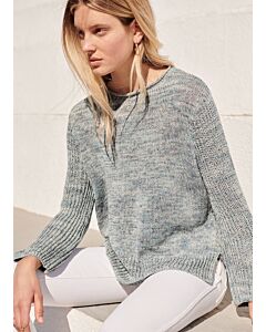 Gratis patroon sommerseiden trui breien