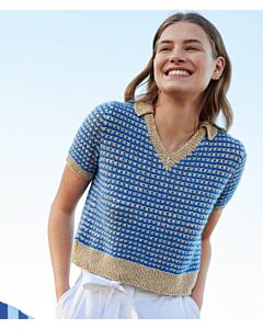 Lana Grossa zomer trui breien van Diversa en Per Fortuna (F69,M17)