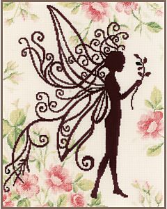 Lanarte borduurpakket bloemenfee silhouetten pn-0188894