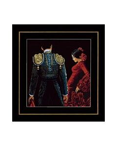 Borduurpakket Lanarte   dansen en passie  cultuur pn-0150003 incl telpatroon 