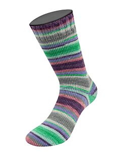 Lana Grossa Landlust Die Sockenwolle kl.219 (paars/blauw/oranje/rood/roze)