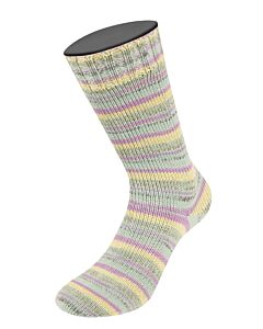 Lana Grossa Landlust Die Sockenwolle kl.421 (geel/groen/paars)