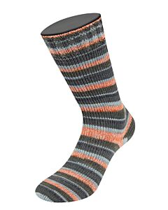 Lana Grossa Landlust Die Sockenwolle kl.421 (geel/groen/paars)