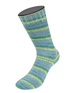 Lana Grossa Landlust Die Sockenwolle kl.426 (groen/blauw)