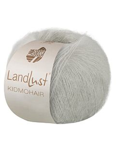 Lana Grossa Landlust Kidmohair kl.17 zilvergrijs