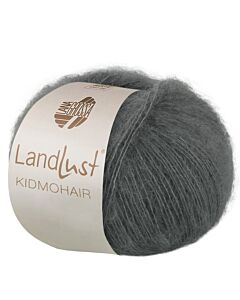 Lana Grossa Landlust Kidmohair kl.18 donkergrijs