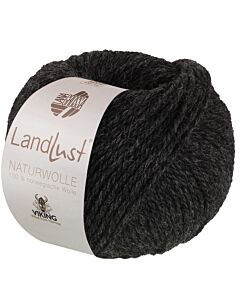 Lana Grosa Landlust Naturwolle kleur 10 (antraciet)