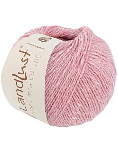 Lana Grossa Landlust Soft Tweed 180 kleur 118 (roze witte/tweed)