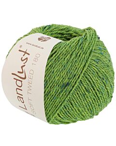 Lana Grossa Landlust Soft Tweed 180 kleur 122 (groen/tweed)