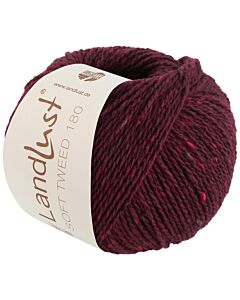 Lana Grossa Landlust Soft Tweed 180 kleur 123 (bordeaux/tweed)