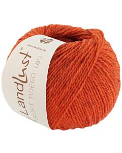 Lana Grossa Landlust Soft Tweed 180 kleur 124 (oranje/tweed