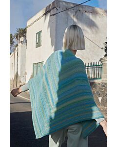 Lang Yarns driehoekige sjaal maken van Harmony (P75, M2)