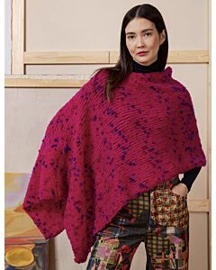 Lang Yarns poncho breien van Phoenix Tweed (Punto 65, m4)