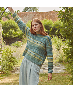 Lang Yarns trui breien van Secret Garden (Punto 68, m9)