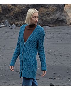 Lang Yarns vest breien van Donegal Tweed+ (Punto 77, m5)
