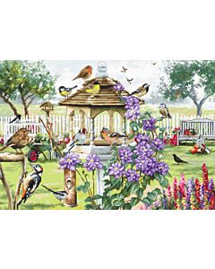 Letistitch borduurpakket vogelhuis 944 met telpatroon