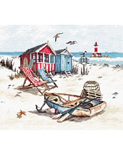 Borduurpakket strand om te borduren leti 972