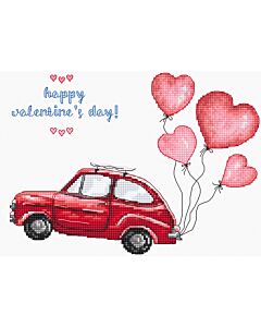 Borduurpakket Happy Valentine’s Day Letistitch 983