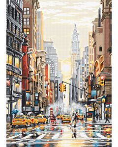 Letistitch borduurpakket Sunset on 5th Avenue L8025