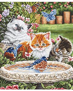 Letistitch borduurpakket spetteren met water - Splashing Up Some Fun  L8028