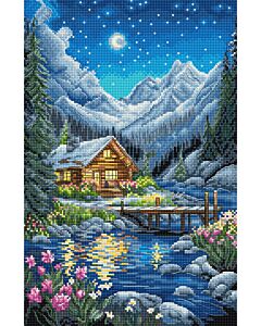 Letistitch borduurpakket moonlite night L9916 telpatroon