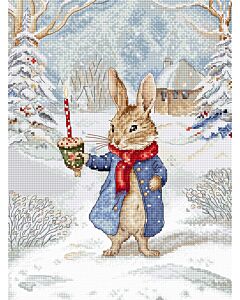 Letistitch borduurpakket christmas caroling L9918 telpatroon