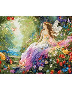 Letistitch borduurpakket enchanted spring L9932 telpatroon