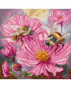 Letistitch borduurpakket 'honey blooms' L9933 telpatroon