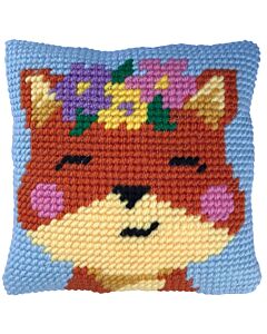 Needleart World borduurkussenpakket Ice Cream Dream LH3.008 in halve kruisteek