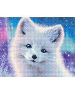 Letistitch borduurpakket sneeuwvosje LI65-00 telpatroon