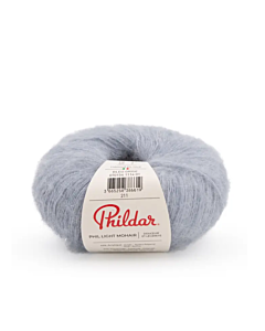Phildar Phil Light Mohair kleur Blue Grise (ijsblauw)