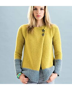 Gratis patroon Bernadette vest breien van Phildar Phil Light. In het vest gaan totaal 6 bollen Phildar Phil Light. In het voorbeeld zijn 3 kleuren gebruikt, van ieder 2 bollen maar u kunt natuurlijk een eigen kleurenkeus maken. 