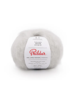 Phildar Lovely Mohair kleur Perle (lichtgrijs)