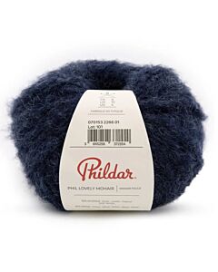 Phildar Lovely Mohair kleur Noir (zwart)