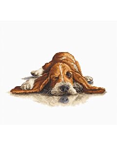 Borduurpakket basset om te borduren van Luca-s  b2341