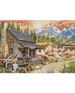 Luca-s borduurpakket Cabin Genaral Store B2413