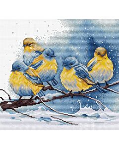 Luca-s borduurpakket Eastern Bluebirds BU5028