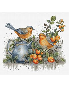 Luca-s borduurpakket song of the birds BU5031 telpatroon