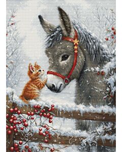 Luca-s borduurpakket warm hug BU5075 telpatroon