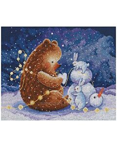 RTO borduurpakket 'Snow heart' M948 telpatroon